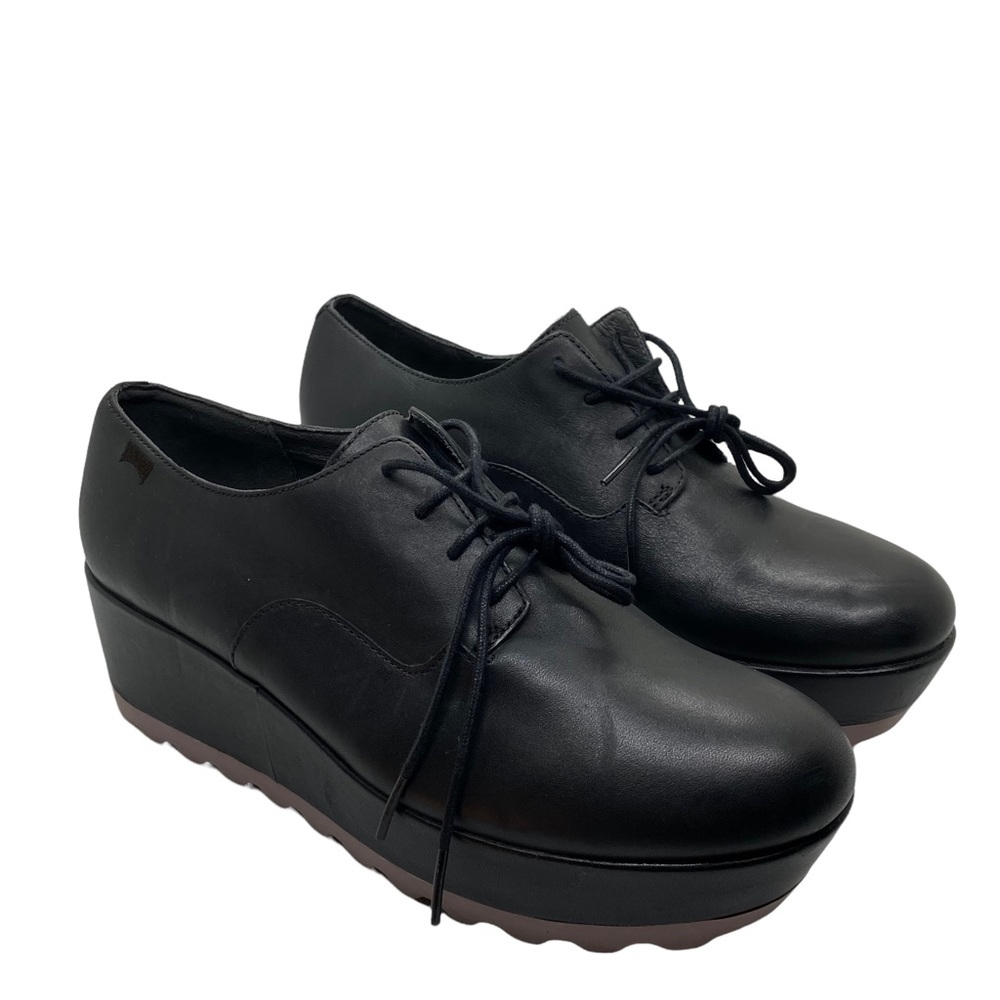 Camper Laika Platform Dress Shoes Lace Up Size 39 (but fit much smaller!)